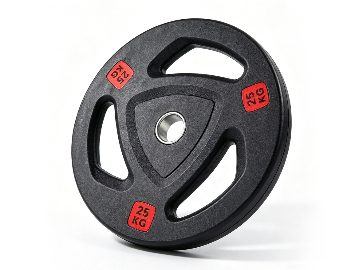 3‑Hole Rubber‑Coated Plate