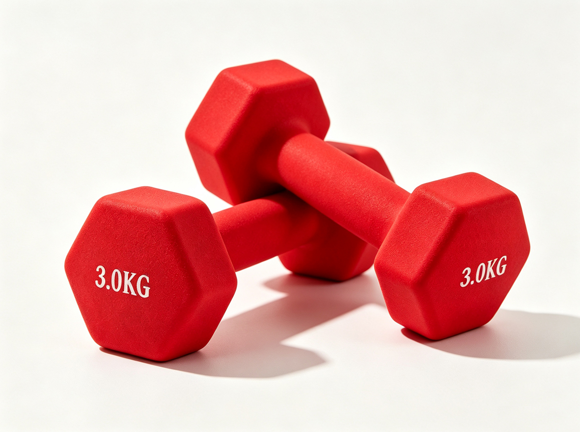 Hex Vinyl‑Dipped Dumbbell
