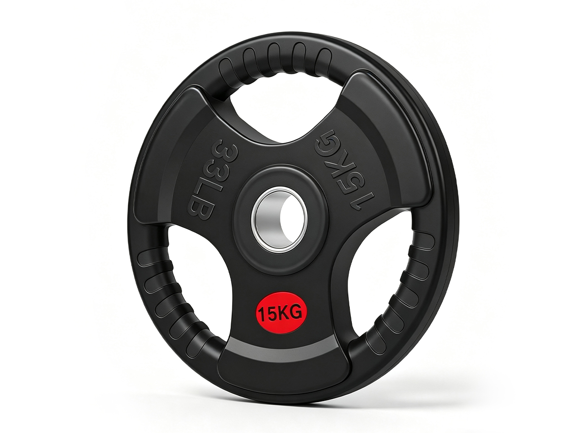 3‑Hole Grip Rubber‑Coated Plate